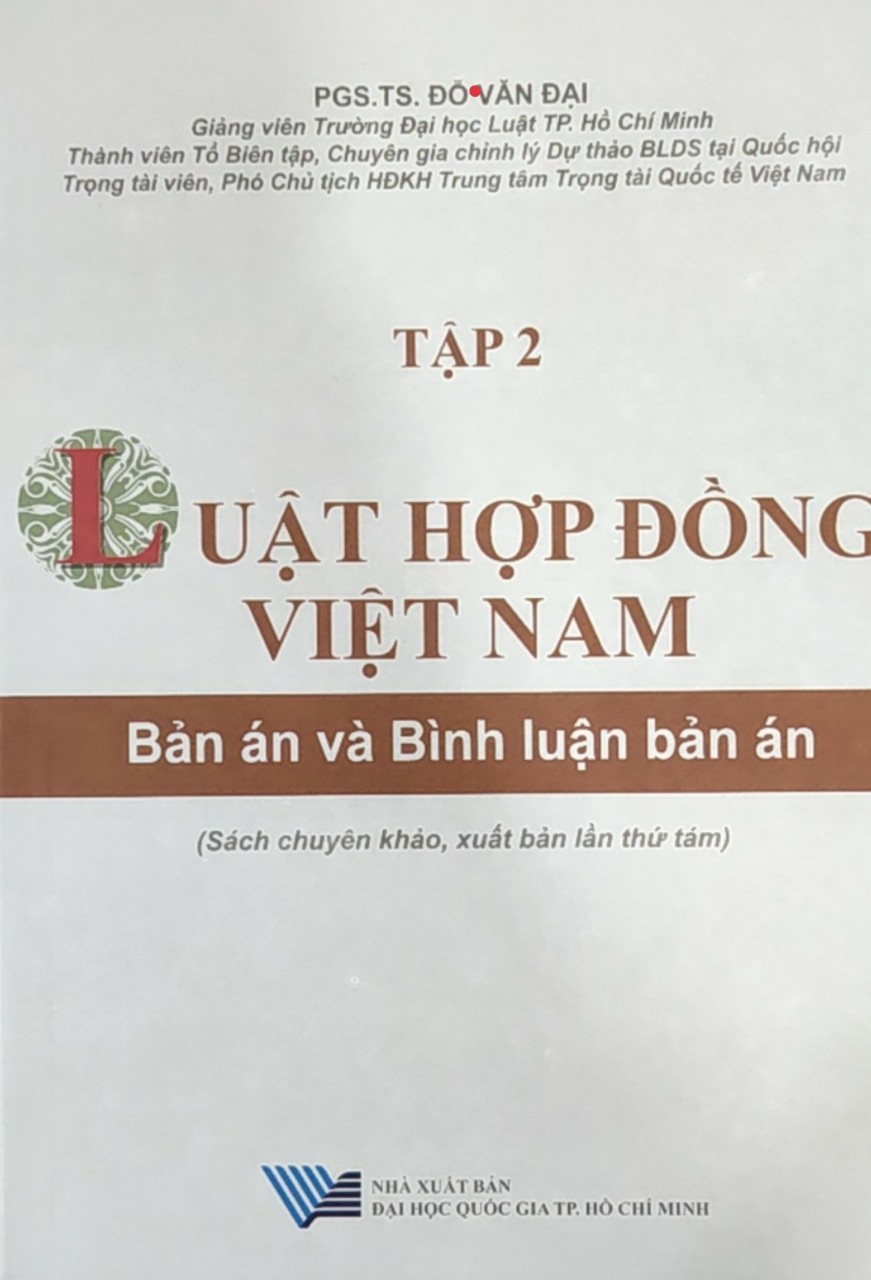 LUẬT HỢP ĐỒNG VIỆT NAM - Tập 2