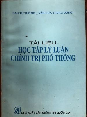 Tài liệu học tập lý luận chính trị phổ thông