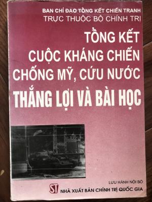 Tổng kết cuộc kháng chiến chống mỹ, cứu nước: Thắng lợi và bài học