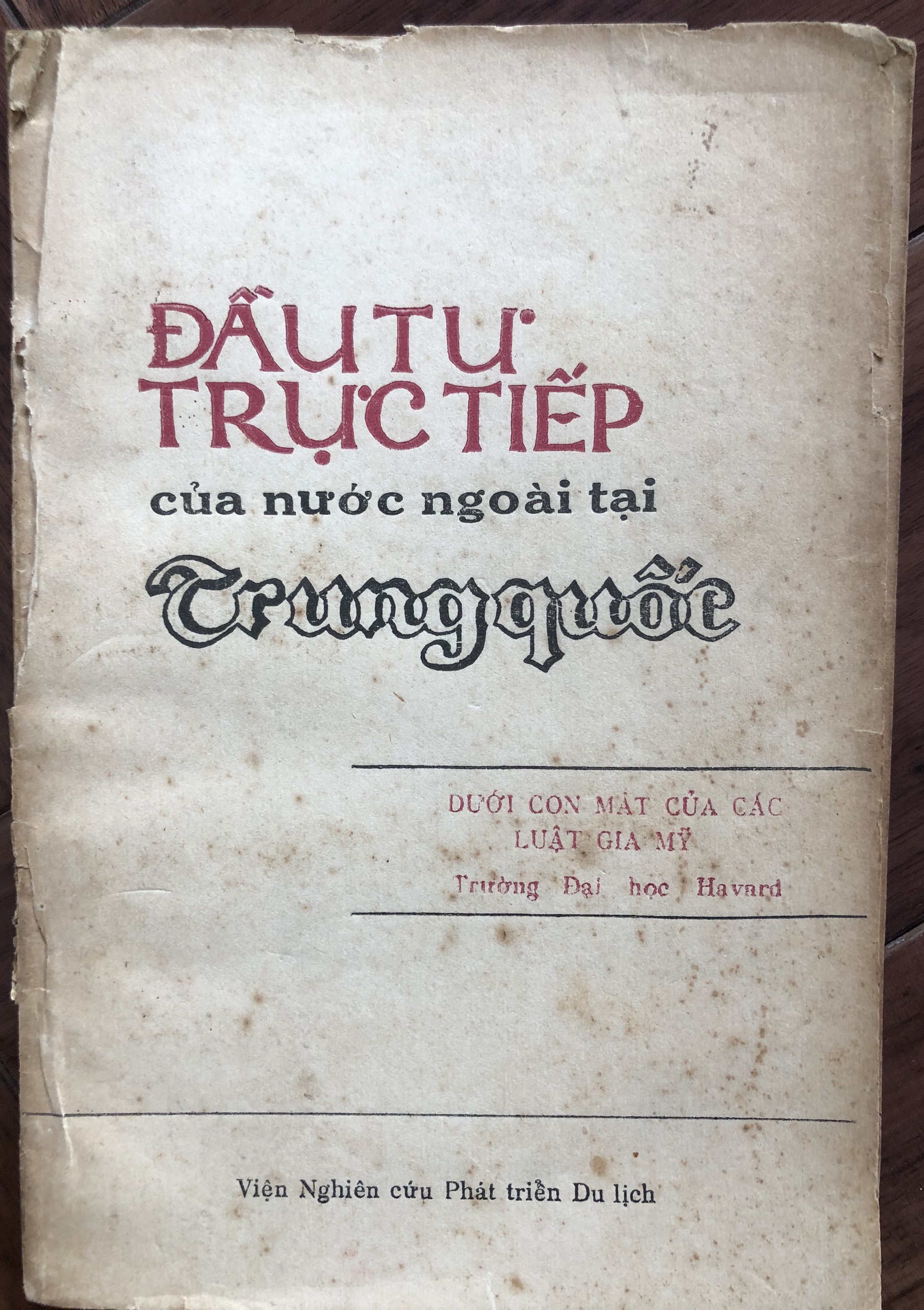 Đầu tư trực tiếp của nước ngoài tại Trung Quốc: Dưới con mắt của các luật gia Mỹ