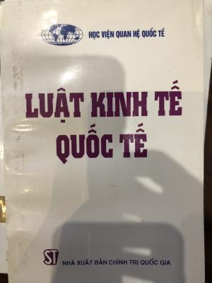 Luật kinh tế quốc tế