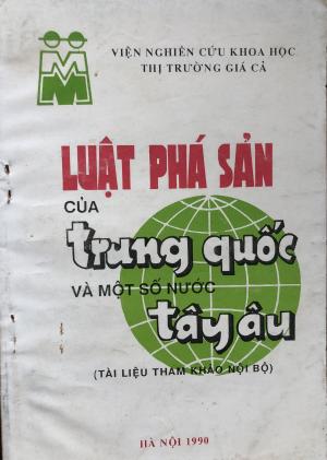 Luật phá sản của Trung Quốc và một nước Tây Âu