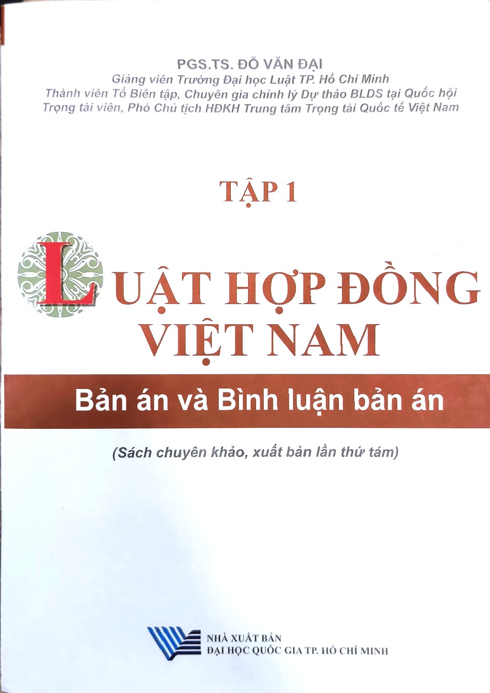 LUẬT HỢP ĐỒNG VIỆT NAM (Tập 1)