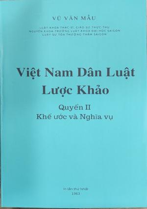 VIỆT NAM DÂN LUẬT LƯỢC KHẢO